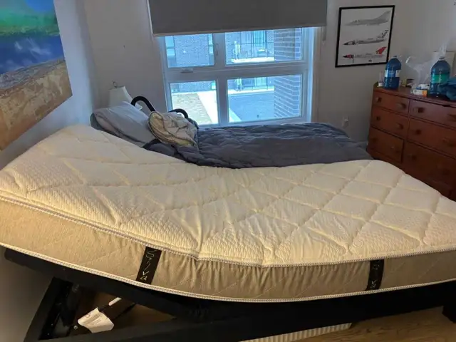 Ergomotion 390 Adjustable Electric Bed with Mattress For $400 - Photo 2