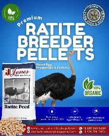 Ratite feed for emus and ostriches