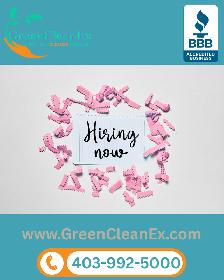 Hiring Cleaning Staff to Join Our Team at GreenCleanEx!
