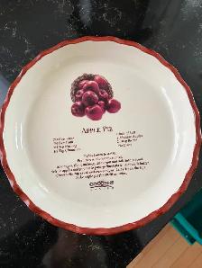 Ceramic pie Dish