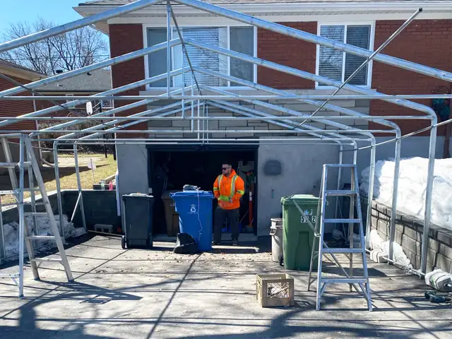 Désinstallation Démontage Abris d’auto/Snow Tempo Removal - Photo 6