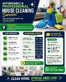 Affordable & Professional House Cleaning Service