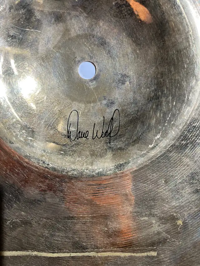 SABIAN HHX 20" EVOLUTION BRILLIANT RIDE DAVE WECKL SIGNATURE - Photo 3