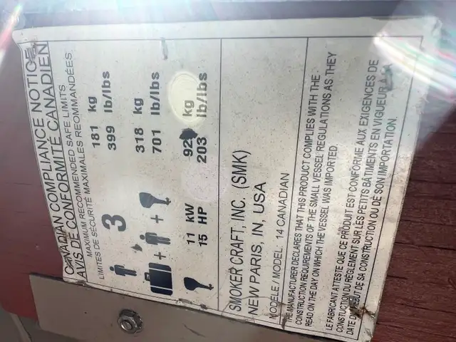 14ft smoker craft boat - Photo 4