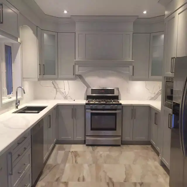 Remodel Fancy Kitchen with Custom Cabinets & Durable Countertop - Photo 4