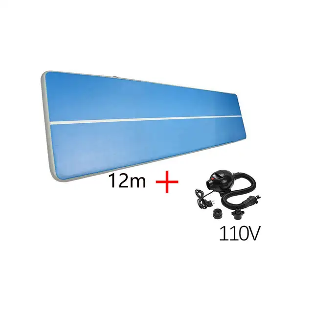 39ft Inflatable Gym Mat Air Tumbling Track Mat with pump 053324
