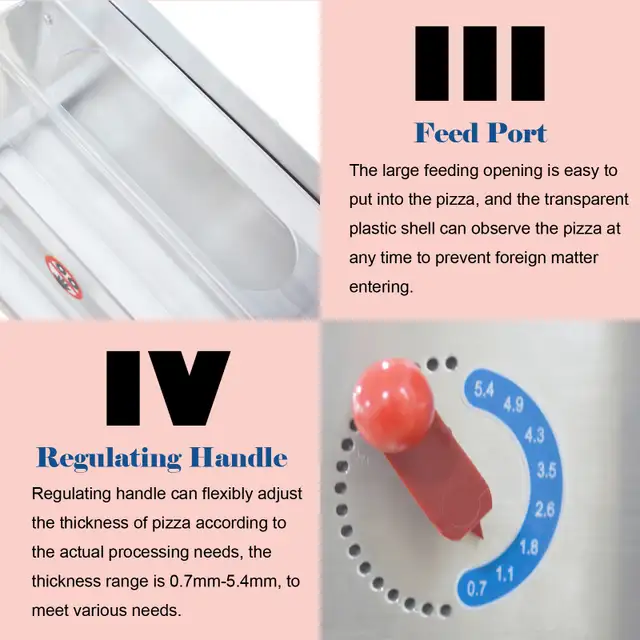 Promotion 110V Electric Pastry Dough Roller Sheeter 056177 - Photo 6