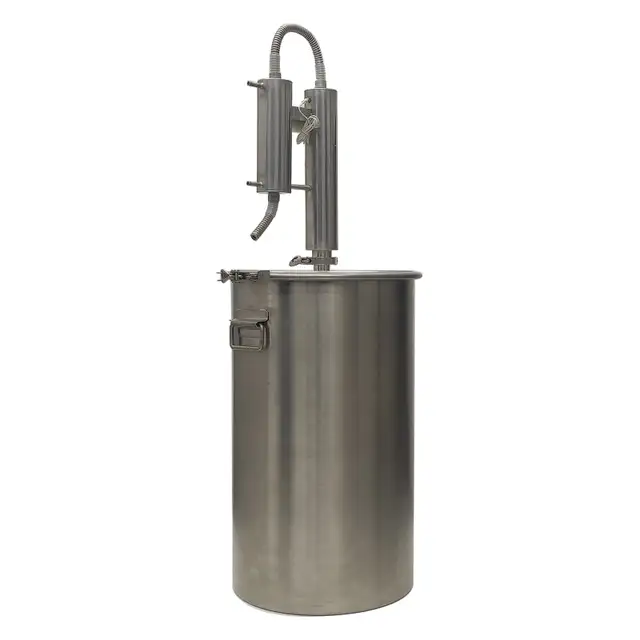 Stainless Steel Water Distiller Brew Kettle Maker Tank 170213