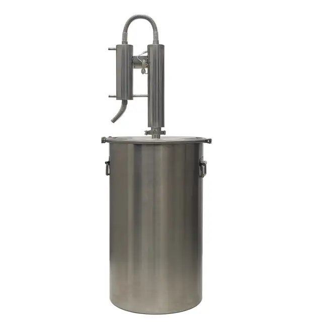 Stainless Steel Water Distiller Brew Kettle Maker Tank 170213 - Photo 2