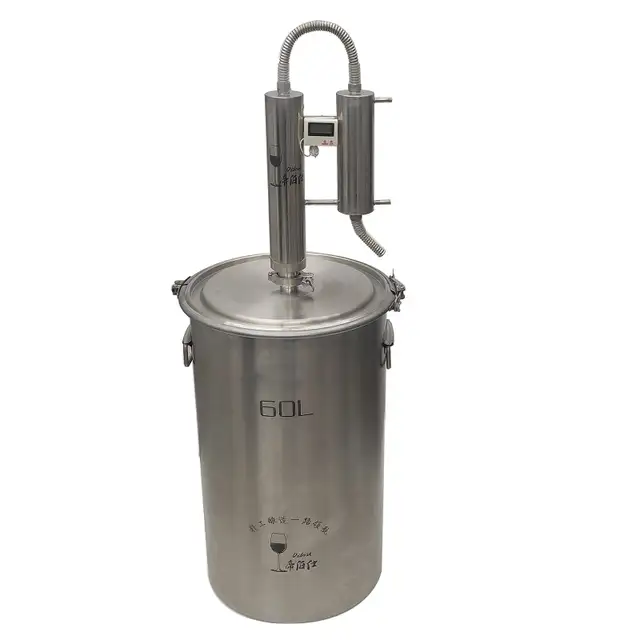 Stainless Steel Water Distiller Brew Kettle Maker Tank 170213 - Photo 5