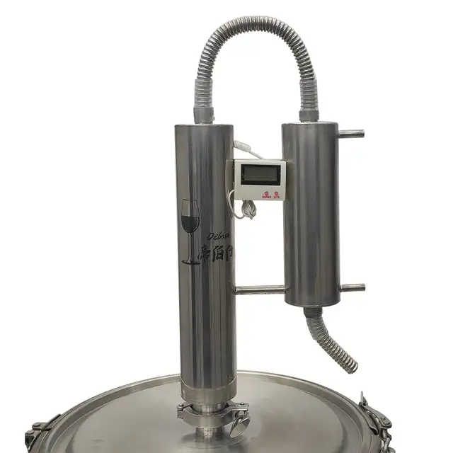 Stainless Steel Water Distiller Brew Kettle Maker Tank 170213 - Photo 6