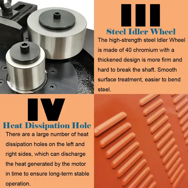 Promotion 1-1/4'Steel Rod Electric Bending Machine 110V 056263 - Photo 8