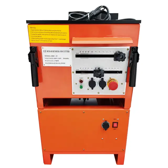 1' Electric Rebar Bending and Cutting Machine RBC-25 110V 056271