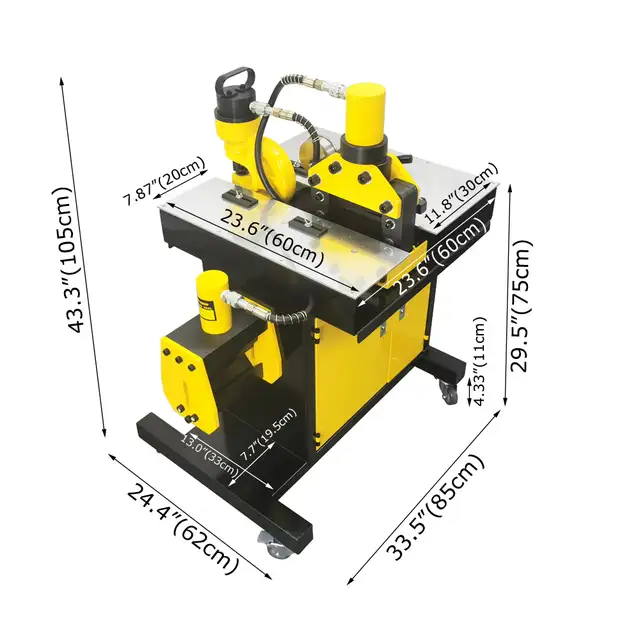 Model150 3-in-1 Hydraulic Busbar Processing Machine 110V 056276 - Photo 3