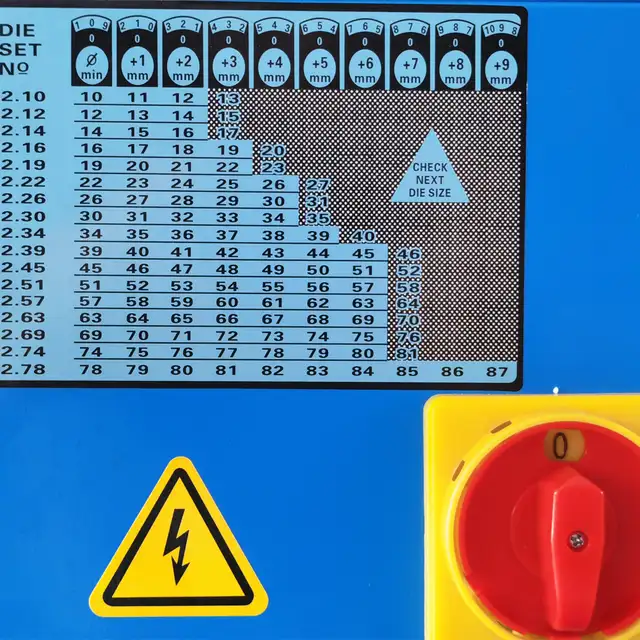 0.55'-2.72' Hose Crimper Tube Shrinking Machine 056824 - Photo 7