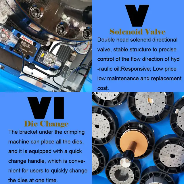 0.55'-2.72' Hose Crimper Tube Shrinking Machine 056824 - Photo 10