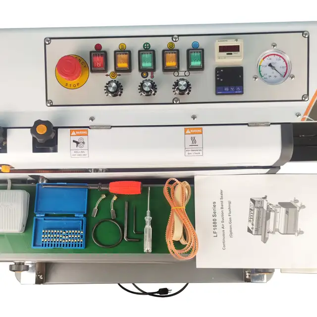 Continuous Vacuum Packing Bag Sealing Machine 110V 181016 - Photo 7