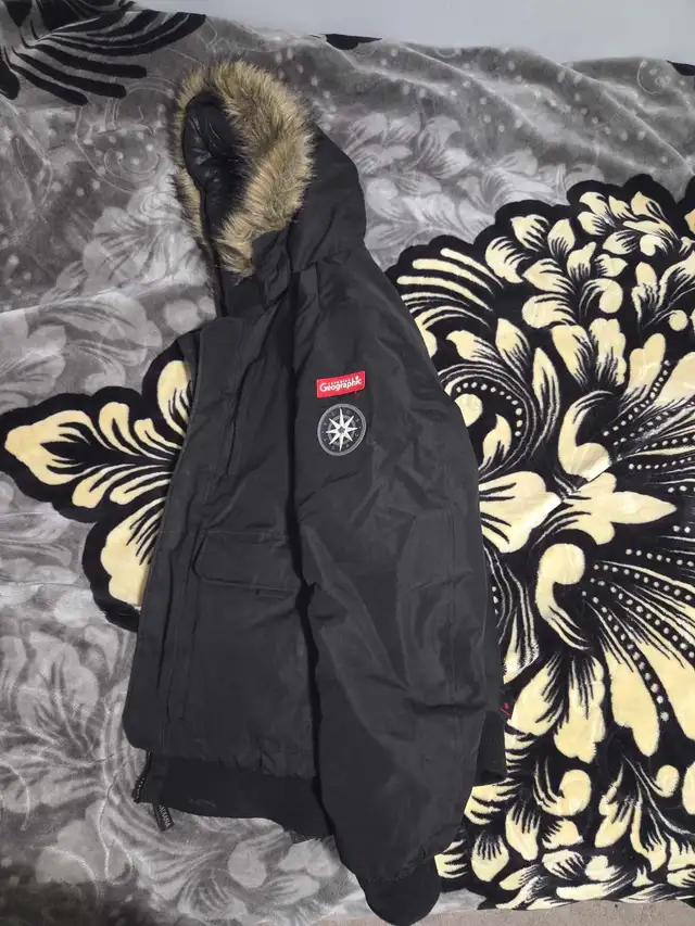 Fur Winter Jacket Size L - Photo 3