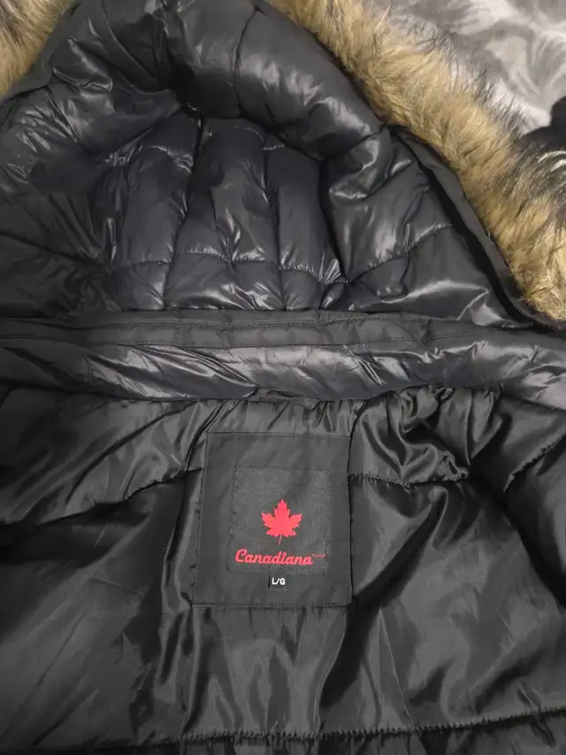 Fur Winter Jacket Size L - Photo 4