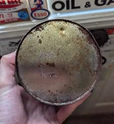 VINTAGE B-A CUP GREASE CAN BRITISH AMERICAN OIL - Photo 6