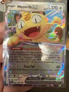 Meowth EX Pokemon Card