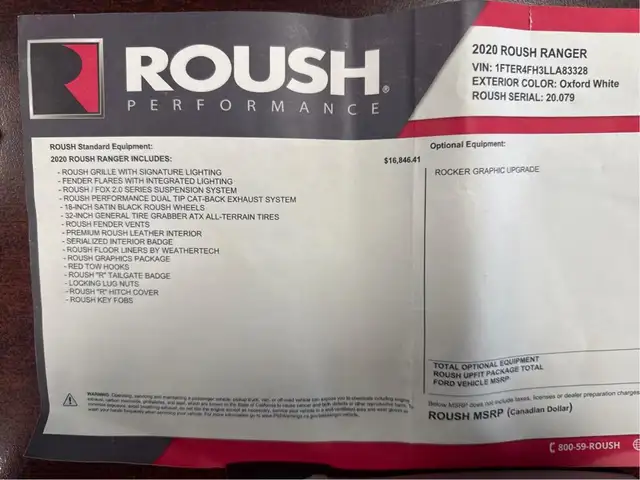 2020 Ford Ranger Roush - Photo 9