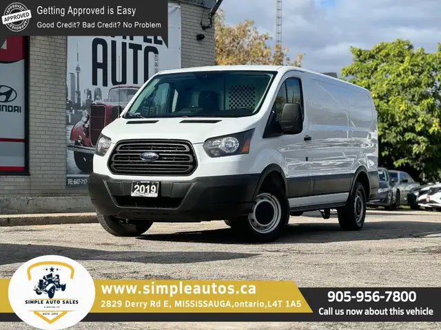 2019 FORD TRANSIT VAN T-150 130' LOW RF 86