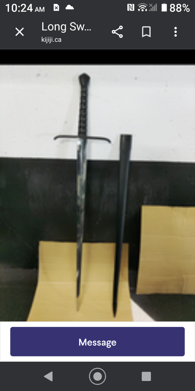Kings Battle Axe   Long Sword Full tang by Windlass Craft $170 - Photo 4