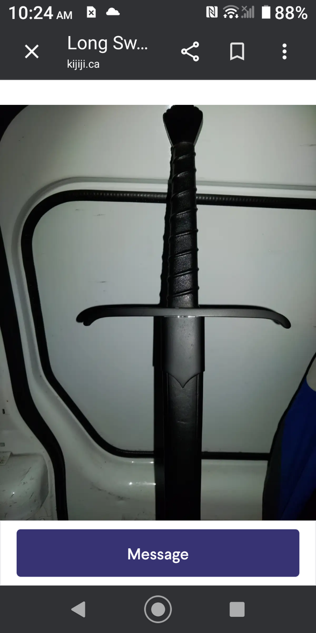 Kings Battle Axe   Long Sword Full tang by Windlass Craft $170 - Photo 8