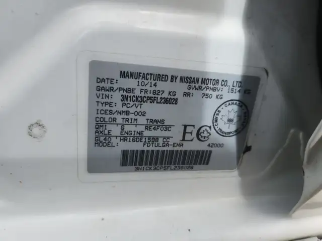 2015 Nissan Micra - Photo 10