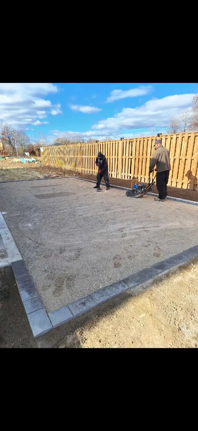 landscaping Sod lawn cutting trimming spring yard clean up - Photo 9