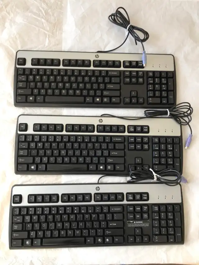 HP Hewlett Packard KB-0316 Keyboard, $6 each