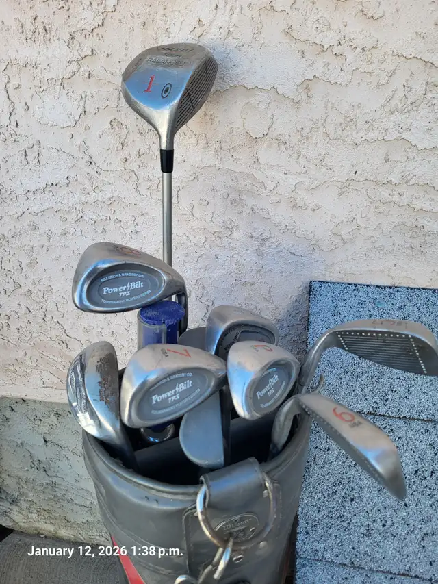 GOLF SET,POWER BUILT,(9)   PING EYE 2