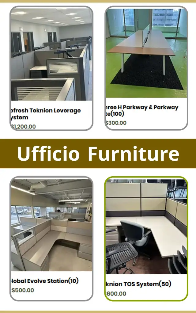 Used Cubicle/Workstation For Sale-Ufficio Furniture-Call Us Now! - Photo 4