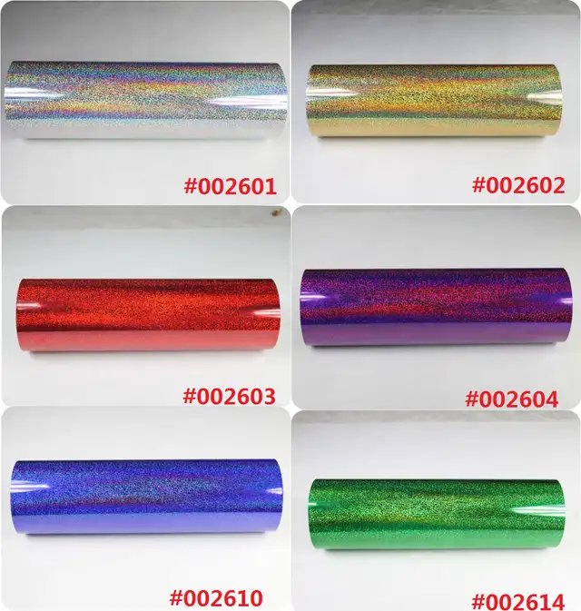 1 Yard PET Laser Heat Press Transfer Vinyl Film 002601 - Photo 3