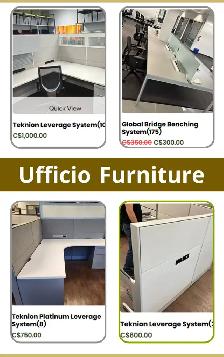 Used Furniture for Sale-Ufficio Furniture-Call Us Now!