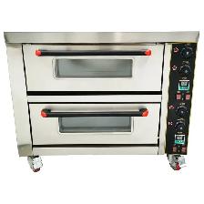 220V Commercial Movable Double-decker Pizza Baking Oven 056764