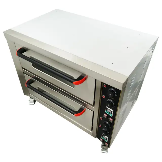 220V Commercial Movable Double-decker Pizza Baking Oven 056764 - Photo 7