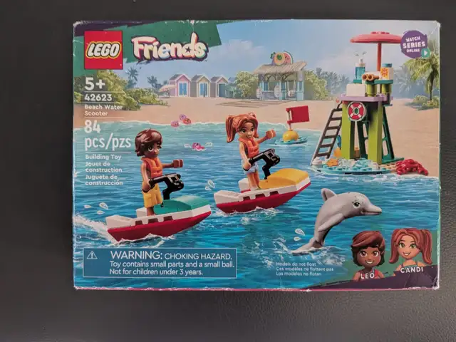Lego Friends 42623 Beach Water Scooter 84PCS Damaged Box