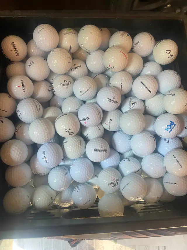 Used Washed Golf Balls: $6/dozen