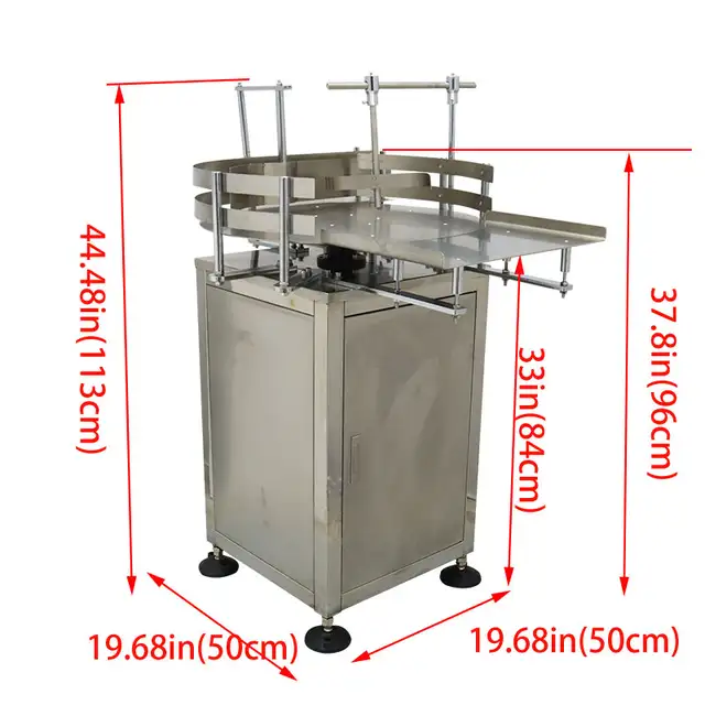 23.6' Automatic Bottle Accumulation Table 110V 160440 - Photo 2