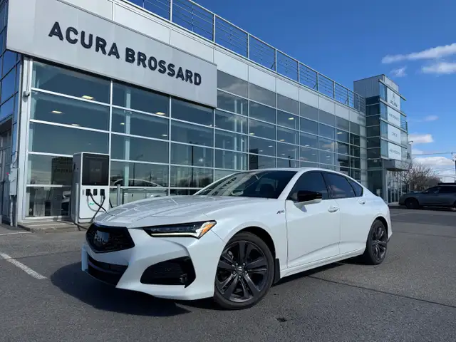 2023 Acura TLX A-Spec Toit ouvrant Cuir rouge Navi ELS 3D Carpla
