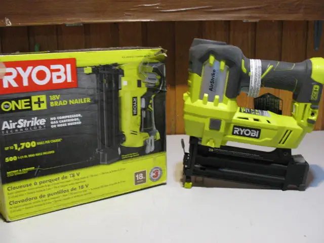 RYOBI 18V 18-Gauge Cordless Brad Nail, Brand New (Tool Only) - Photo 9