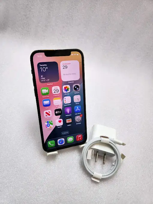 iPhone 12ProMax 128gb 100%Bh Grey 3 Months Warranty W/Charger