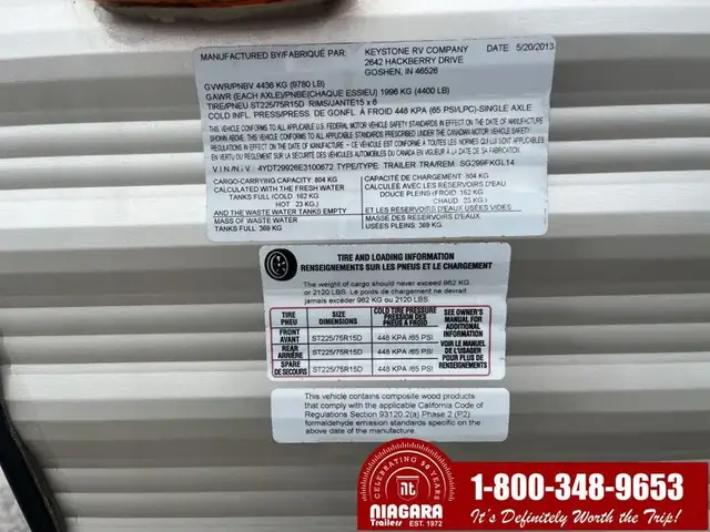 2014 KEYSTONE SPRINGDALE 299FKGL Travel Trailer - Photo 5