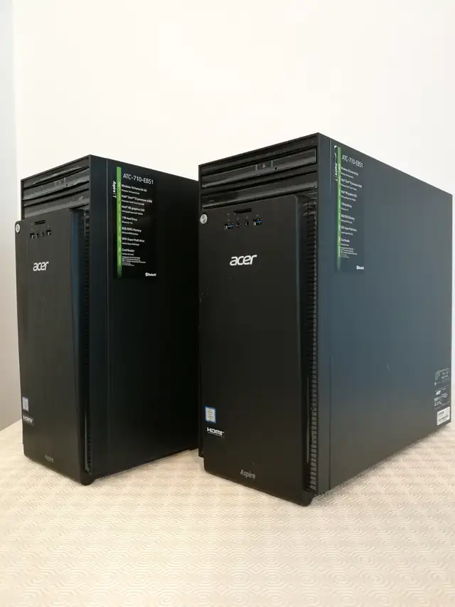 2 Units Acer Desktop PC i5-6400,8GB RAM,500GB HDD, DVD-RW - $400