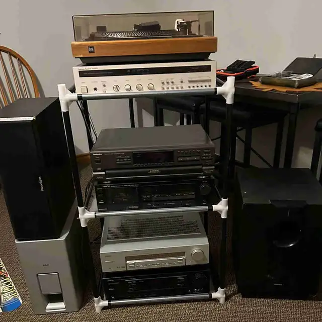 vintage stereo equipment