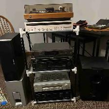 vintage stereo equipment