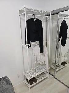 MACKAPÄR Coat Rack   Shoe Storage   ·  78 × 32 × 200 - Photo 2
