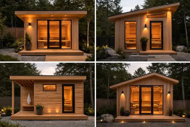 Modern Backyard Saunas | Custom Built |